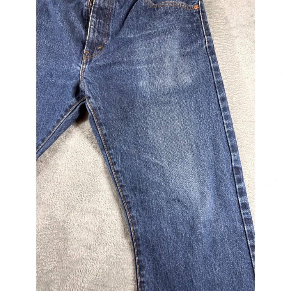 Vtg Levis 517 Boot Cut Jeans Mens 36x32 Blue Denim Red Tab